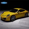 Welly 1/24 Porsche 911 Carrera S 991 Купе Спортивный Автомобиль из Сплава Модель Металлическая Литая Игрушечные Машинки Модель Автомобиля Симуляция Детский Подарок