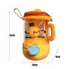 Fruit Juicer Plush Toy Fun Drawstring Rotating Plush Toy Watermelon/Orange/Banana Blender Toy Creative  Children's Gifts