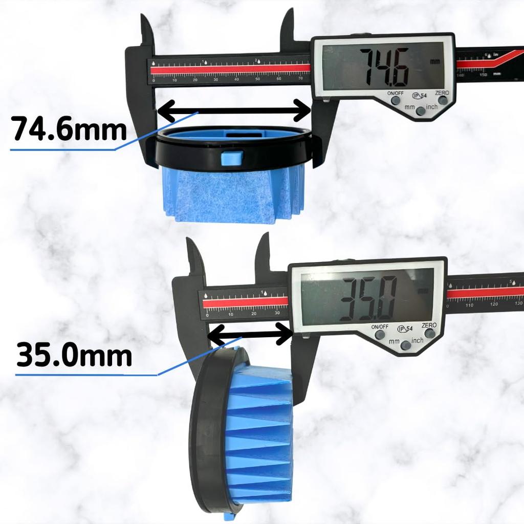 Высокопроизводительный гофрированный фильтр SHARP для пылесоса 337 2173370571 Заказано у производителя Набор из 2 дезинфицирующих листов [Оригинальный продукт]