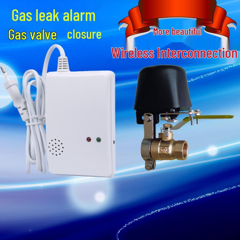Wireless Gas Alarm with Automated Shut-off for Natural and Liquefied Petroleum Gas