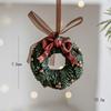 Resin Christmas Tree Decoration DIY Decor Painted Ornaments Christmas Resin Pendant  New Year Party