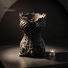 Настольный ящик для хранения мелочей, 3D-печатный готический корсет-подставка для ручек, Винтажная подставка для кистей для макияжа, Настольный органайзер в ретро-стиле для креативного украшения