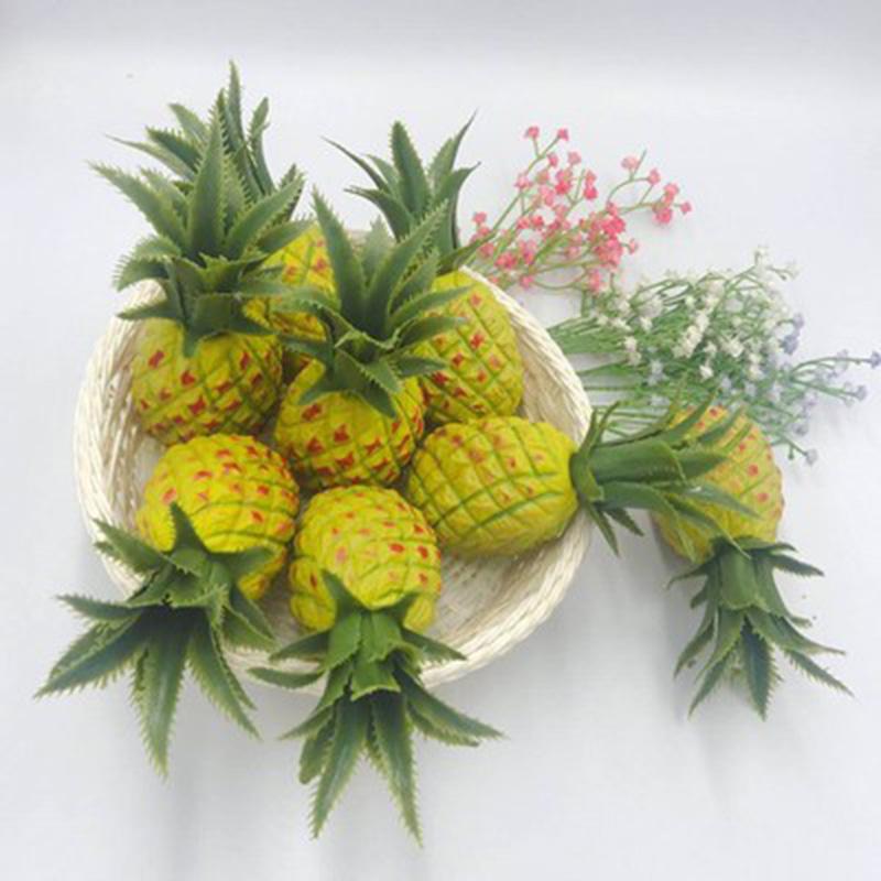 1pc Kitchen Artificial Pineapple Home Shop Decoration Display Props Fake Foam