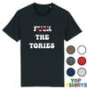 F*ck The Tories Funny Conservative Politics Tshirt Rishi Sunak Out Tory Top