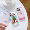 Чехлы для телефонов Ae108 Happy New Year Merry Christmas из гальванизированного стекла для Samsung S25 Ultra iPhone 16 Xiaomi Redmi OPPO, полная защита объектива, задняя крышка