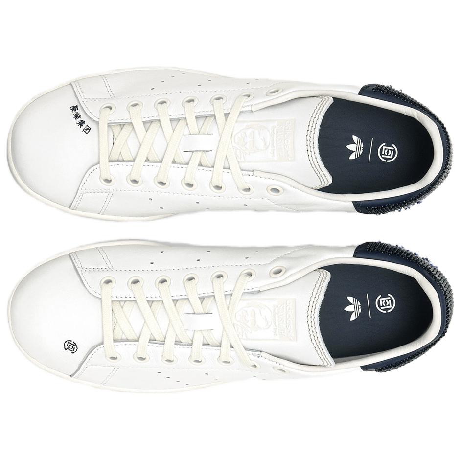 CLOT X Adidas Stan Smith Beaded Men Sneakers Cream Core-White Night-Navy JR0022
