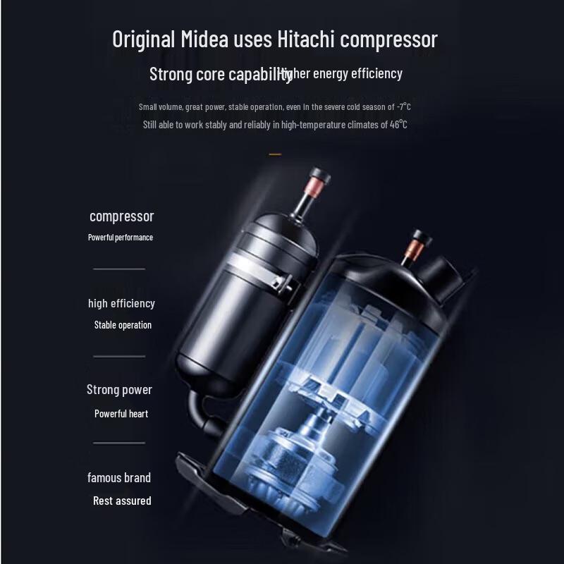 Midea 5 HP Commercial/Residential Air Source Heat Pump Water Heater CN plug (adapter included)