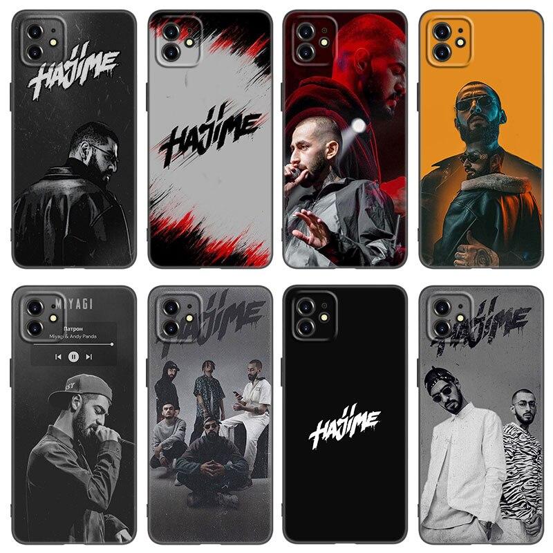 Мияги и; Чехол для телефона Andy Panda для Apple iPhone 13 12 Mini 11 Pro XS Max XR X 8 7 6S 6 Plus SE 2022 2020 5S 5 Мягкий черный чехол