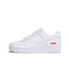 Supreme x Nike Air Force 1 Slip Resistant Abrasion Resistant Low top Skateboard Shoes Unisex White Red CU9225-100(Team619-SUP)