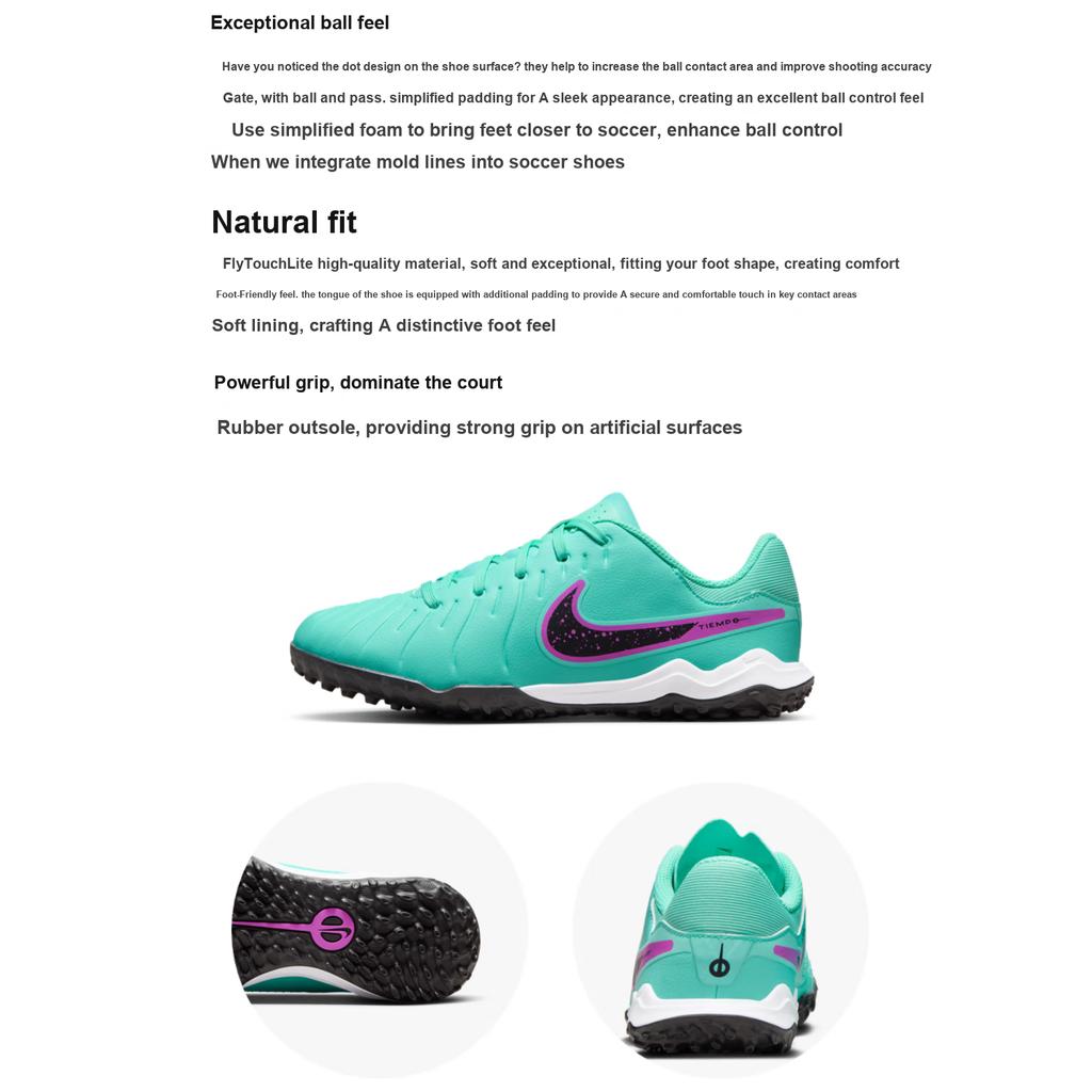 Nike Tiempo Legend 10 Academy TF GS Peak Ready Pack Kids Sneakers Blue Hyper-Turquoise Fuchsia-Dream DV4351-300