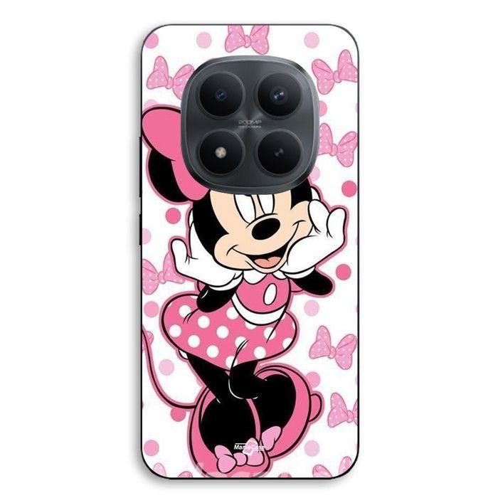 Coque téléphone - MANIACASE - Xiaomi Redmi Note 15 Pro 5G - Minnie Mouse - Silicone TPU - Noir Disney Cartoon