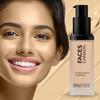FACESCANADA Flawless Matte Foundation - Rich Ivory 30 мл|3-в-1 тональная основа+Увлажняющий крем для всех типов кожи+Консилер|12-часовое увлажнение+Spf 18