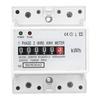 4P LED Din Rail Electricity Power Consumption Wattmeter Energy Meter DDM75S 10-40A Single Phase