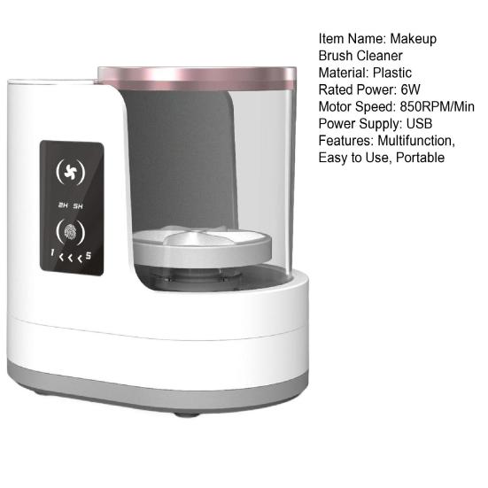 Electric Makeup Brush Cleaner USB Automatic Cosmetic Brush Cleaning Machine Multifunction Beauty Brush Dryer Holder Container Washing Tools