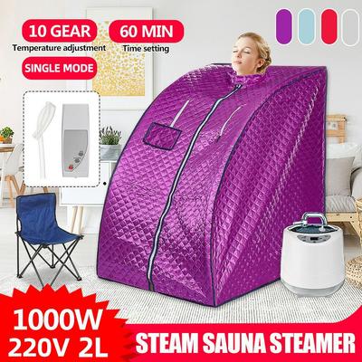 2.5 л Портативная Складная Паровая Сауна СПА Палатка с Парогенератором Вместимость Потеря Веса Детокс Машина Похудение Всего Тела AC 220В