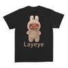 2025 Parody Kanye Layeye T-shirt Creative Short-sleeved Tess Cotton Fun and Funny T-shirt for Both Men and Women Summer Loose