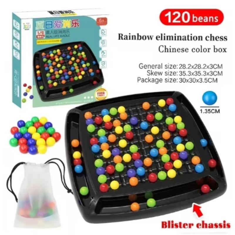 Rainbow Ball Gobble Elimination Board, интеллектуальная шахматная доска, веселая настольная стратегическая игра, семейная игра для вечеринок для детей и взрослых