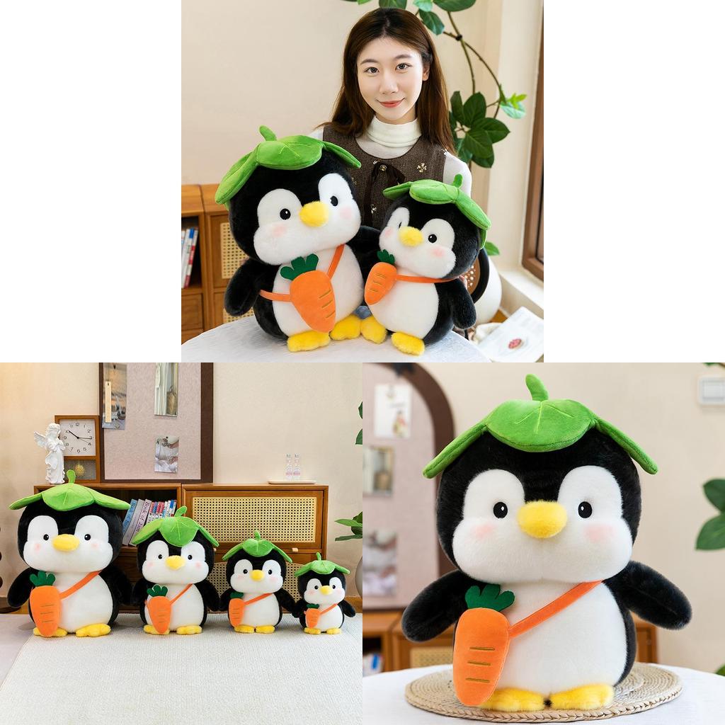 Cartoon Penguin Stuffed Animal With Soft Plush Material For Childrens Sleep And Play