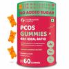 Carbamide Forte PCOS Supplement for Women 40:1 Myo D Chiro Inositol Orange Gummies 275g Pack