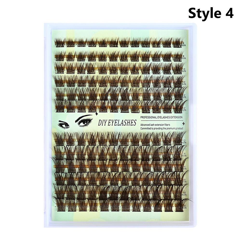Soft Fluffy Segmented Eyelashes Single Cluster DIY Grafting Eyelashes Women's Beauty