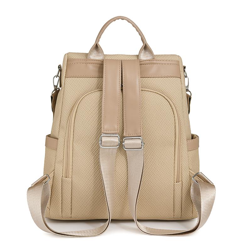 Рюкзак из мягкой кожи, рюкзак с защитой от краж, дорожный, большой вместимости, многофункциональный, на плечо, студенческий школьный рюкзак