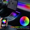 Динамическая неоновая RGB подсветка салона 2 в 1 для Tesla Model 3/Y, модуль автоматического выключения через 60 секунд, декоративная светодиодная лампа для приборной панели