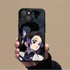 KK-10 Demon Slayer Soft Black Case for iPhone XR 14 15 11 12 13 6 7 8 X XS Pro Max Samsung S22 S23 S21 S24 FE Ultra S8 Plus