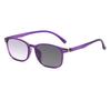 Intelligent Color Changing Far Sight Glasses New Fashion Square Frame Reading Sunglasses Prescription Photochromic Eyeglasses