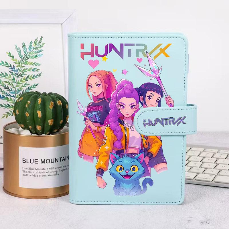 Аниме Тетрадь Охотников на Демонов Руми Мира Зои Милый Мультяшный Принт Дневник на Разъемных Листах Студенческий Блокнот
