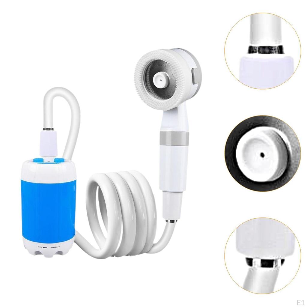 Портативный насос для душа электрический компактный многоцелевой кемпинг путешествия для домашних животных