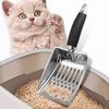 Stainless Steel Shovel Cat Litter-Scoop with Handle Long-Cleaning Tool