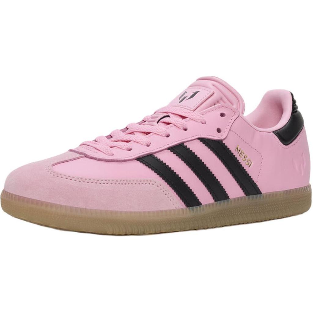 Лионель Месси x adidas Samba K Inter Miami CF - Тисненые кроссовки для детей в домашних цветах Розовый Светло-розовый Основной черный JR0424
