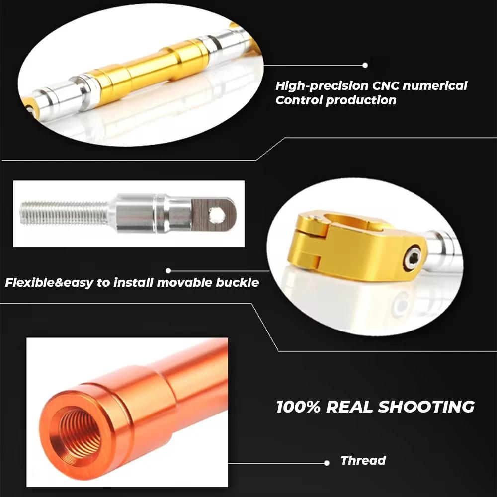 Мотоциклетный руль, ручка, регулируемая перекладина, балансировочный кронштейн, регулятор, рулевое колесо, усиление, замена 22 мм