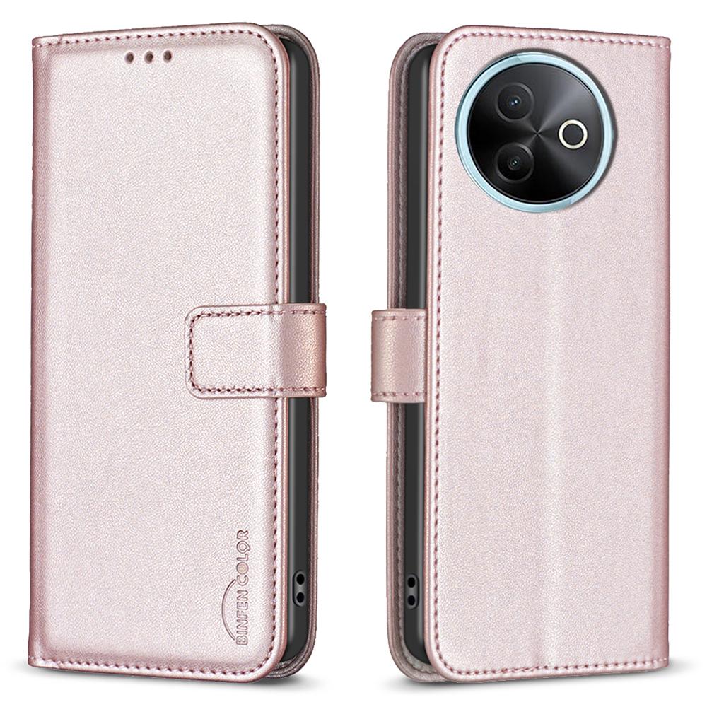 BINFEN COLOR BF17 For vivo Y39 5G Case Wallet Folio Flip Leather Cover