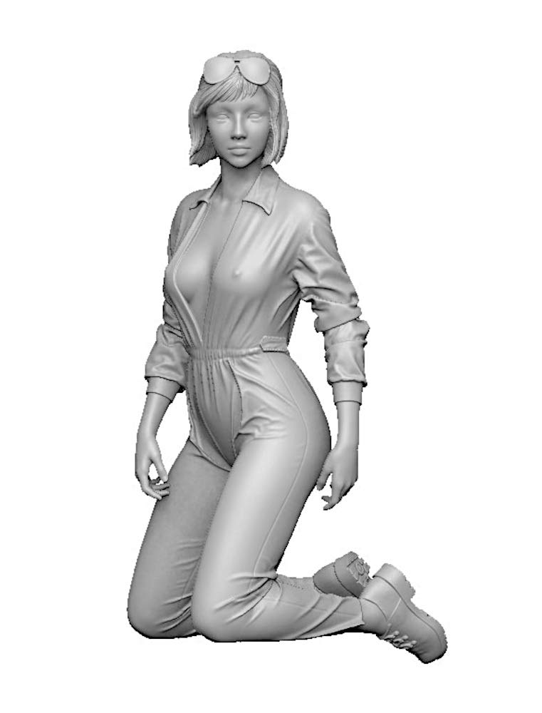 Sol Model Mechanic Girl Dyna Resin Kit C703 1/24