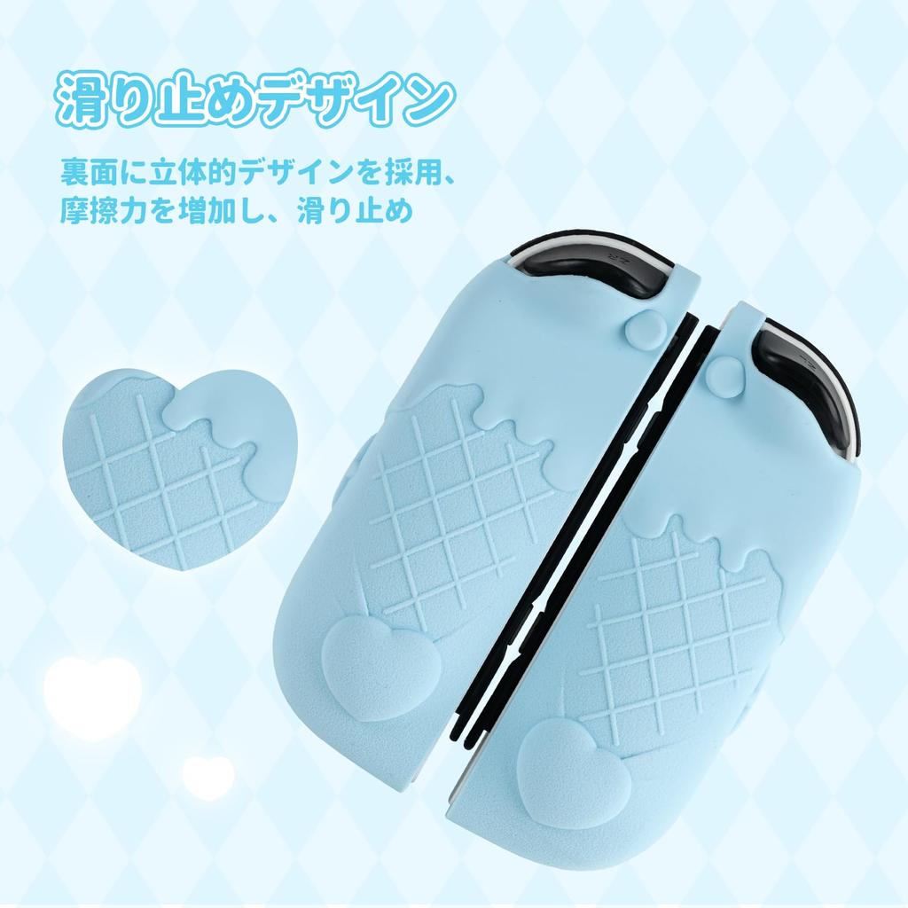 Чехол для джойстика Kuitmor, чехол для джойстика OLED, чехол для контроллера переключателя, защитный чехол из силикона, мягкий защитный чехол, легко устанавливается