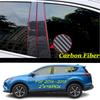 For Toyota RAV4 2008-/Innova 2015 2016+ Car PC Material Pillar Post Cover Door Trim Window Molding Sticker Plate Accessories