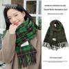 Women's Classic Plaid Winter Scarf & Shawl