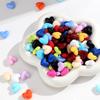 60pcs/lot 15mm Love Heart Shape Acrylic Beads Loose Spacer Beads For DIY Jewelry Making Necklace Pendant Bracelet Handmade