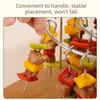 Heat-Resistant Air Fryer Skewer Stand Stainless Steel Skewers Rack  Home Kitchen
