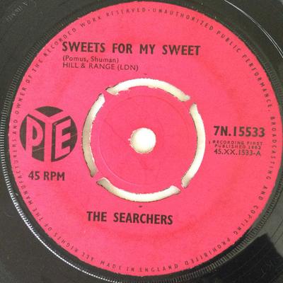 7-дюймовая пластинка SEARCHERS Sweets For My Sweet 7N15533 PYE 1963 UK Рок Б/у