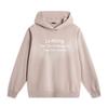 Li Ning Sports Lifestyle Series Letter Hooded Comfortable Breathable Universal Loose Sweatshirt Unisex Sweatshirt Tree-Bark-Brown AWDV369-2