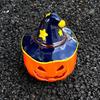 Halloween Ceramic Pumpkin Tea Light Holder Tabletop Spooky Pumpkin Sculptures Candle Holder for Home Holiday Party Decoration
