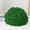 Yousheng Spoof Horror Brain Hat Halloween Beanie Knitted Stretch Thick Adult Child Skullies Keeps warm Outdoor Kids Bonnet Winter headwear