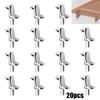 20pcs Shelf Support Pegs Bracket Fit 5mm Holes Kitchen