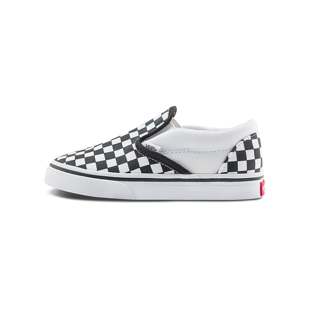 Vans Slip-On Toddler Checkerboard Black Baby Sneakers True-White VN000LYHCK2