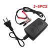 2~5PCS Car Charger 12 V Battery EU/US Car Battery Charger Maintainer Amp Volt Trickle Automatic Battery Charger Car Truck
