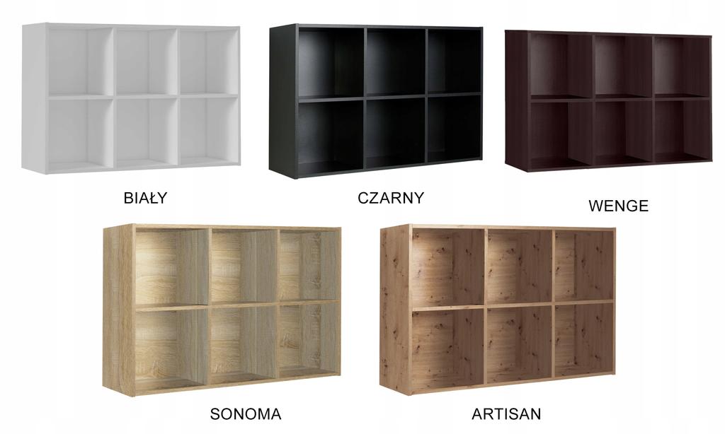 Regał półka organizer pojemnik stojak na płyty winylowe segregatory Cubo 5