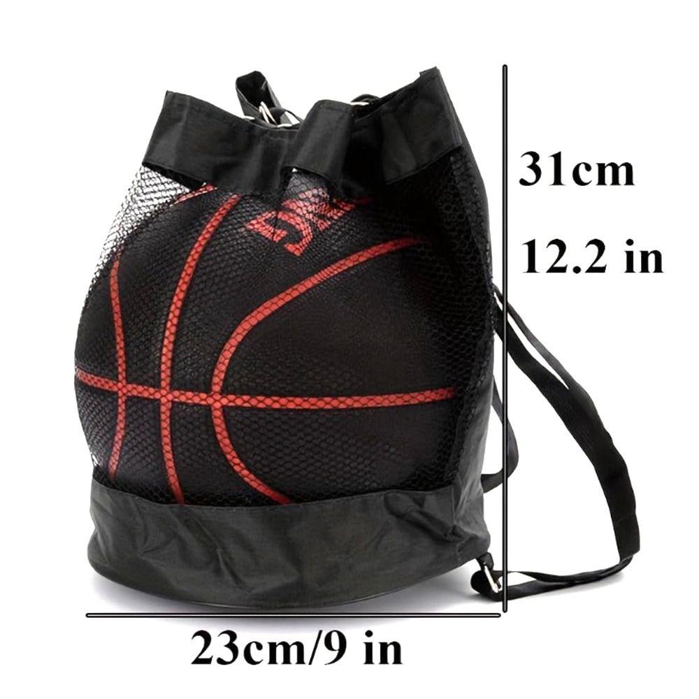 Oxford Basketball Cover Mesh Bag Black Volleyball Ball Storage Bags Basketball Backpack Outdoor