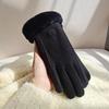 Soft Winter Gloves Velvet Women Mittens All-Match Plush Gloves  Outdoor